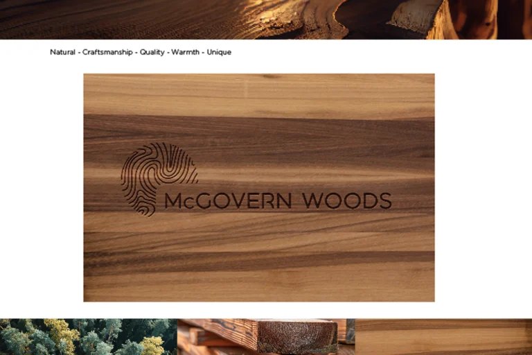 Design du logo McGovern Woods par KUD Creative